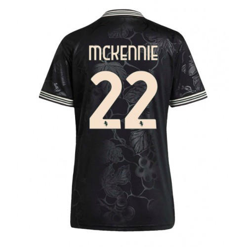 Juventus Weston McKennie #22 Tredje Tröja Dam 2025-26 Kortärmad Juventus Weston McKennie #22 Tredje Tröja Dam 2025-26 Kortärmad